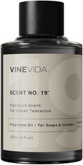 VINEVIDA [4oz] Caribbean Teakwood Fragrance Oil for Candle Making and Soap Making - Premium Candle Scents for Soy Candles