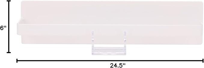YAMAZAKI Home 2439 Plate Magnetic Paper Towel Holder, White