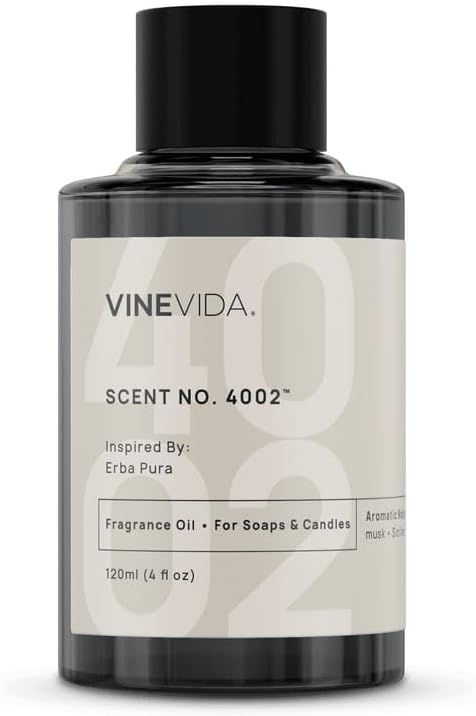 VINEVIDA [120mL] Erba Pura Fragrance Oil for Candle Making - Natural Candle Oil Scents - Soap Making Essential Oil - Made in USA