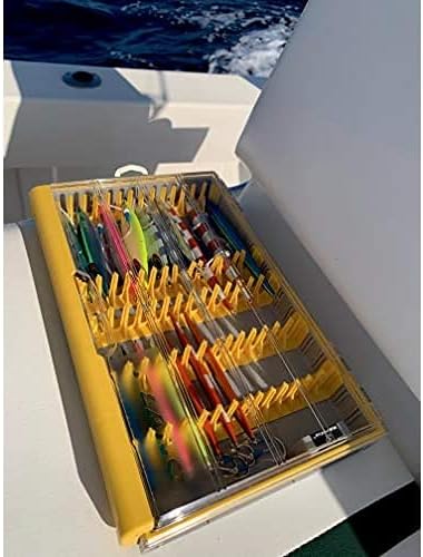 Plano EDGE Master Jig/Bladed Jig Box, Transparent/Yellow