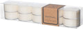 ECO CANDLE CO. Tea Light Candles, Sanctuary, 10-Pack - Scents of Black Orchid, Ginger, Cardamom, Lily, Leather, Amber, & Kyara - Recyclable, 100% Soy Wax, No Lead, Hand Made, .6 oz. Each