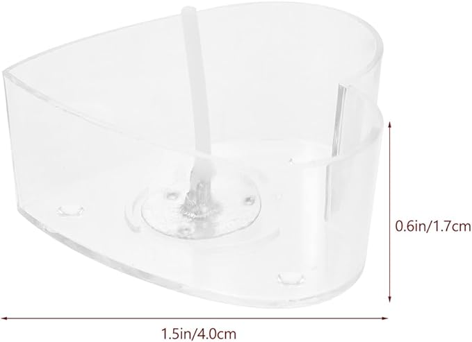 Candle Making Accessories Kit with 25 Heart Shaped Candle Wicks and Plastic Wick Holders for DIY Paraffin Beeswax Crafting