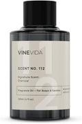 VINEVIDA Scent NO. 112 Fragrance Oil - 120mL (4oz) - Signature Scent: Charcoal Fragrance Oil for Candle Making - Made in USA Candle Scents Scents for Soap Making