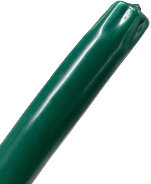 D'light Online Elegant 10" Greeen Gradient Taper Candles Premium Quality- Unscented, Hand-Dipped Tapered Candles, Dripless and Smokeless - Set of 12 (10 Inch, Green Gradient)
