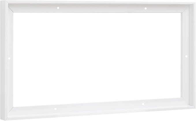 Pixy Canvas Floater Frame 4x6 for 3/4 (0.75) inch Deep Canvas Paintings/Canvas Prints/Wood Canvas Panels/Wall Art/Wall Decor/Home Decor/Artwork (White, 4 x 6 inch, Landscape)