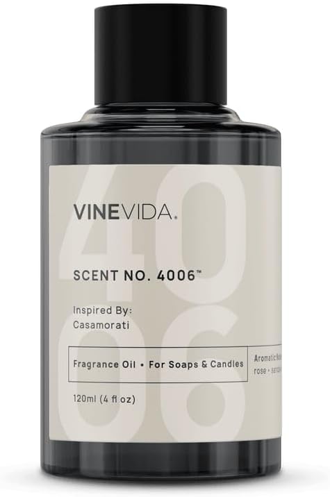 VINEVIDA [120mL] Casamorati Fragrance Oil for Candle Making - Natural Candle Oil Scents - Soap Making Essential Oil - Made in USA