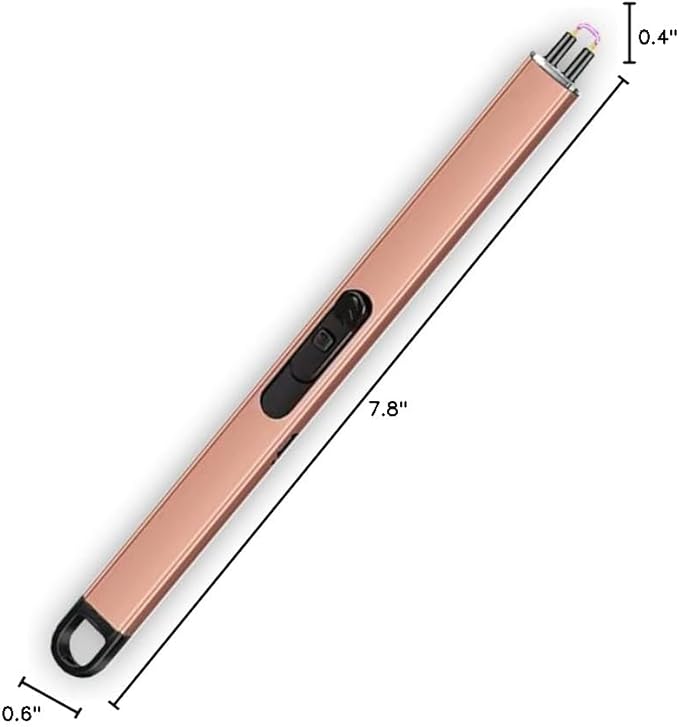 Electric Candle Lighter Plasma Arc Lighters with USB Rechargeable Battery Windproof & Flameless Retractable Head | Premium BBQ Firework Lighter