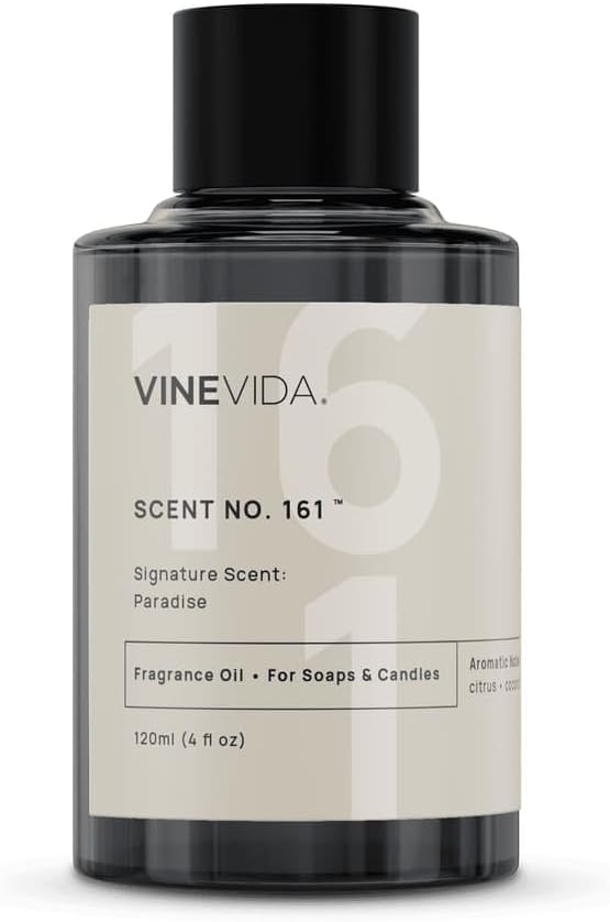 VINEVIDA [4 oz] Paradise; Fragrance Oil for Candle Making and Soap Making - Premium Candle Scents for Soy Candles