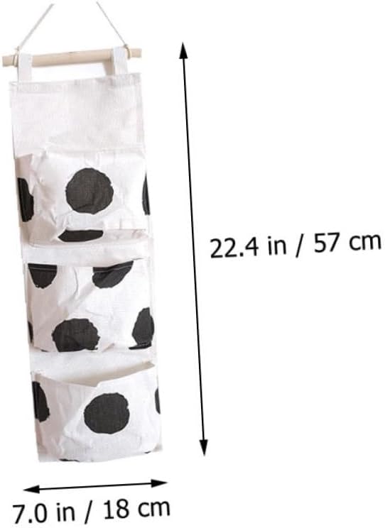 GLEAVI Fabric Storage Bag Bags Storage Waist Hanging for Comforter Bedding Wall-Side Hanging Multipurpose Pouch