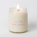Fontana Candle Co. Celebration Collection, Happy Birthday Gift – 9oz Scented Candles Made with Beeswax, Coconut Oil & Pure Essential Oils – Wood Wick, 35+ Hrs Clean Burn – Non-Toxic Candles for Home