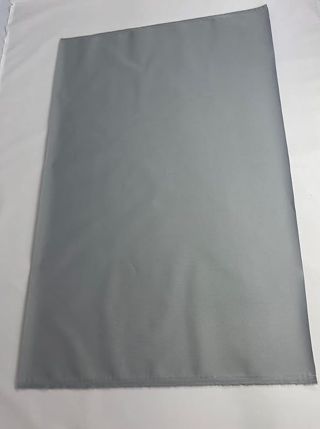 Mybecca Canvas Oxford Fabric Marine Waterproof Outdoor Awning 600 Denier by The Yard (Cut Separate by Yard for Prime Orders-1 Yard) (60"x36") Silver