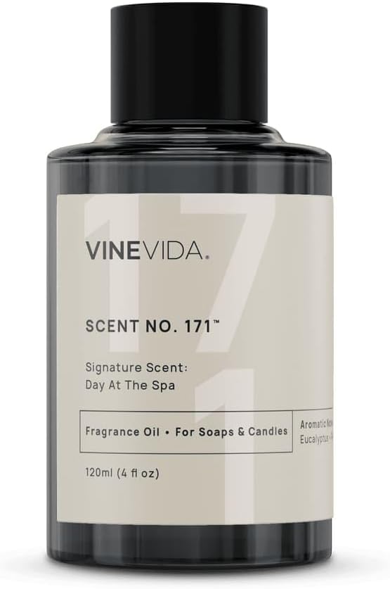 VINEVIDA [4 oz] Day at The Spa; Fragrance Oil for Candle Making and Soap Making - Premium Candle Scents for Soy Candles
