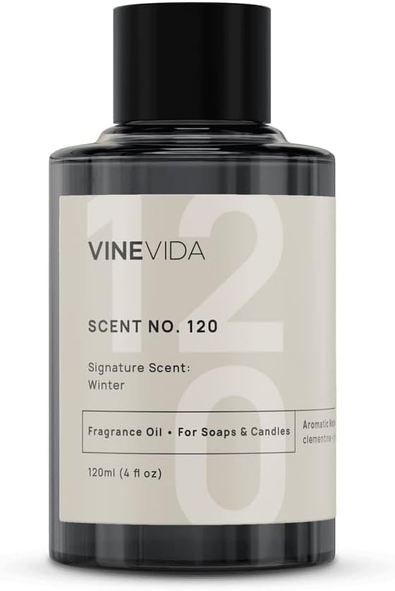 VINEVIDA [4 oz] Winter; Fragrance Oil for Candle Making and Soap Making - Premium Candle Scents for Soy Candles
