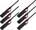 6 Pack - Fuel Included Handi BBQ Grill Click Flame Long Stem Lighter - Refillable Butane Gas Candle Fireplace Kitchen Stove Wind Resistant, Red (6)