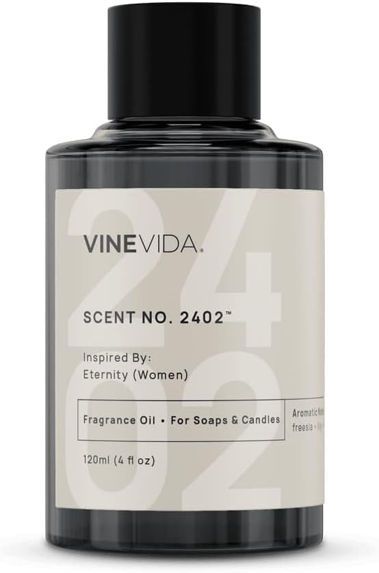 VINEVIDA [120mL] Eternity (Women) Fragrance Oil for Candle Making - Natural Candle Oil Scents - Soap Making Essential Oil - Made in USA