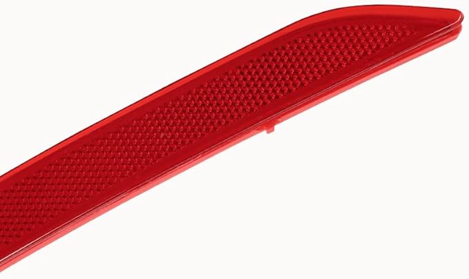 PIT66 Bumper Reflector, Compatible with 2017 Hyundai Elantra Ultimate/2017-2018 Hyundai Elantra (submodel: Eco, GL, GLS, L, LE, Limited, SE, Value Edition)/2018 Hyundai Elantra (submodel: GL SE, SEL)