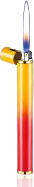WEQTETJU Unique Cute Pink Gradient Mini Lighter, Creative Wheel Design, Refillable Butane Lighter for Fireplace, Candle, Camping, BBQ (No Butane Fuel) (08)