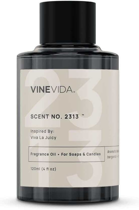 VINEVIDA [120mL] Viva La Juicy Fragrance Oil for Candle Making - Natural Candle Oil Scents - Soap Making Essential Oil - Made in USA