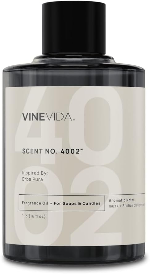 VINEVIDA [16oz] Erba Pura Fragrance Oil for Candle Making - Natural Candle Oil Scents - Soap Making Essential Oil - Made in USA