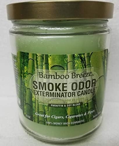 Smoke Odor Exterminator 13 oz Jar Candles Blue Serenity, Assortment (8) Includes Blue Serenity, Winter Wind, Ocean Breeze, Nag Champa, Bamboo Breeze, Island Rain, Sea Glass & Sandalwood.