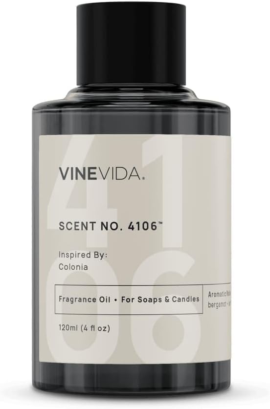 VINEVIDA [120mL] Colonia Fragrance Oil for Candle Making - Natural Candle Oil Scents - Soap Making Essential Oil - Made in USA