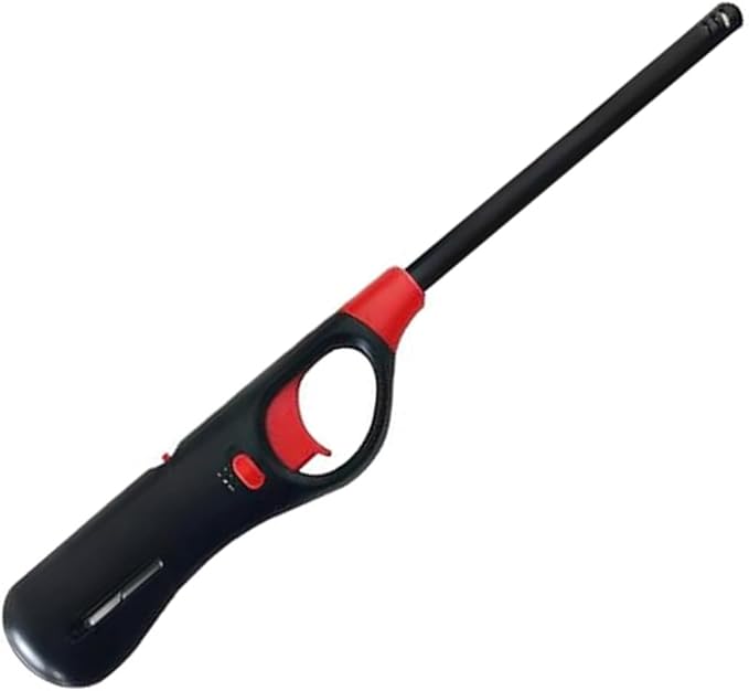1 Pack BBQ Grill Lighter Casings Refillable Butane Gas Candle Fireplace Kitchen Stove Long