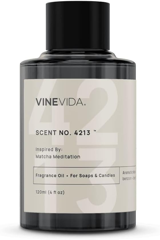 VINEVIDA [120 Ml] Scent NO. 4213 Inspired by Matcha Meditation | Premium Fragrance Oil for Candle Making & Soap Making | Candle Scents for Soy Wax | Scented Oils for Car Freshies & Bath Products