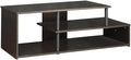 Furnifact Espresso Low Rise TV Stand, Sturdy Composite Wood Construction, Modern Design, Ample Storage Space, Ideal for Living Room Entertainment Setup