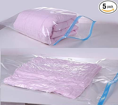 5 Packs XL/Large Space Saver Vacuum Seal Storage Bags Combo Deal