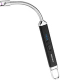 ARECTECH Electric Arc Candle Lighter Flameless Rechargeable USB Long Lighters for Candle Cooking BBQs Fireworks Black