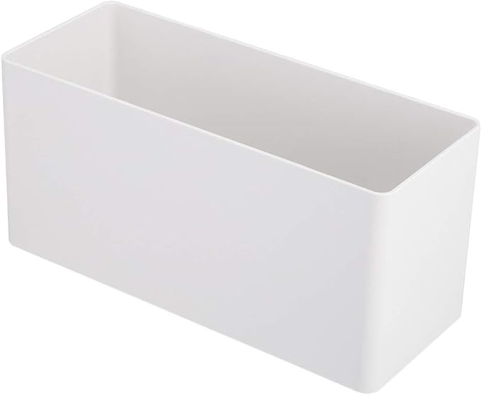 Yamazaki 4850 Magnetic Storage Basket Tower White Approx. 11.8 x 4.7 x 5.5 inches (29.5 x 12 x 14 cm) Tower Accessory Storage Hook Included