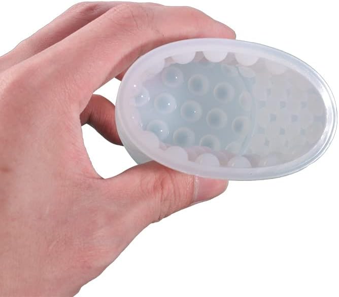2Pcs 3D Bubble Candle Molds, Silicone Cylinder & Cube Molds for DIY Candle & Soap Craft Making