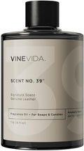 VINEVIDA [16oz] Genuine Leather Fragrance Oil for Soap Making Scents for Candle Making, Perfume Oils, Soy Candles, Masculine Home Scent Diffusers, Car Freshies, Cologne for Men, Massage Oils