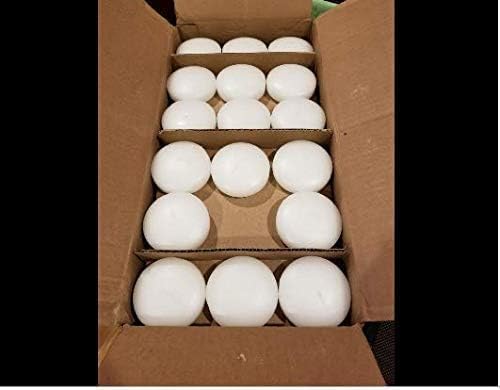 D'light Online Large White 3 Inch Floating Candles for Events, Centerpieces, Spa, Pool, Home Decor, Cylinder Vases and Holiday Decor - (White, Set of 108)