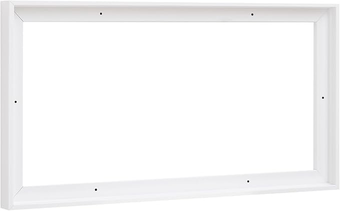 Pixy Canvas Floater Frame 24x32 for 3/4 (0.75) inch Deep Canvas Paintings/Canvas Prints/Wood Canvas Panels/Wall Art/Wall Decor/Home Decor/Artwork (White, 24 x 32 inch, Landscape)