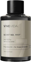 VINEVIDA [4oz] Salted Caramel Fragrance Oil for Candle Making and Soap Making - Premium Candle Scents for Soy Candles