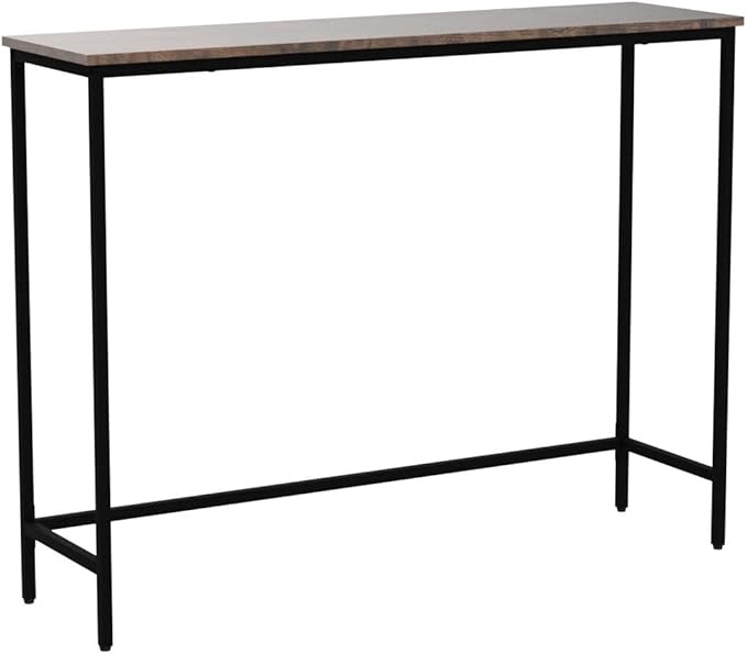 CAPHAUS 41” Classic Console Table for Entryway, Modern Sofa Tableau for Living Room, Industrial Console Mesa, Snack Entrance Accent Behind Couch Plant Table for Hallway, Rustic Oak