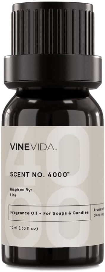 VINEVIDA [10mL] Lira Fragrance Oil for Candle Making - Natural Candle Oil Scents - Soap Making Essential Oil - Made in USA