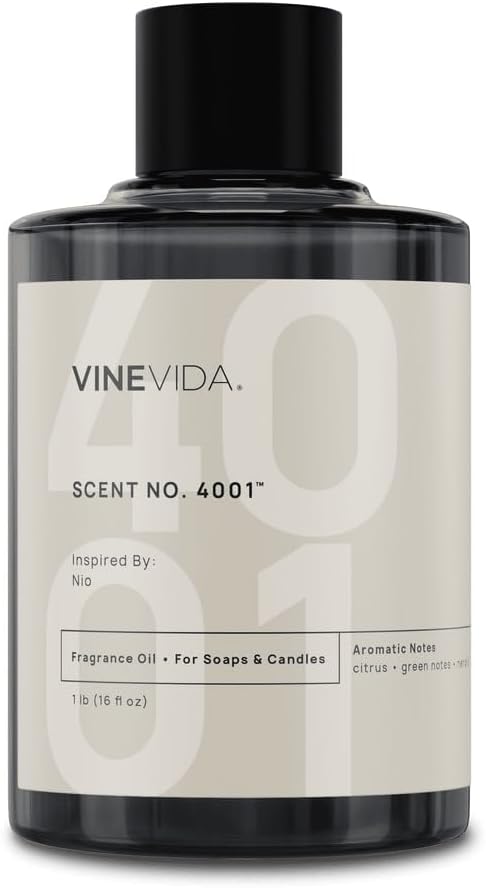 VINEVIDA [16oz] Nio Fragrance Oil for Candle Making - Natural Candle Oil Scents - Soap Making Essential Oil - Made in USA