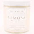 River Birch Candles Mimosa Scented Candle | Premium, All-Natural, Non-Toxic, Soy Candles | 16oz 90 Hr Burn Time | Cozy Relaxing Gifts for Home