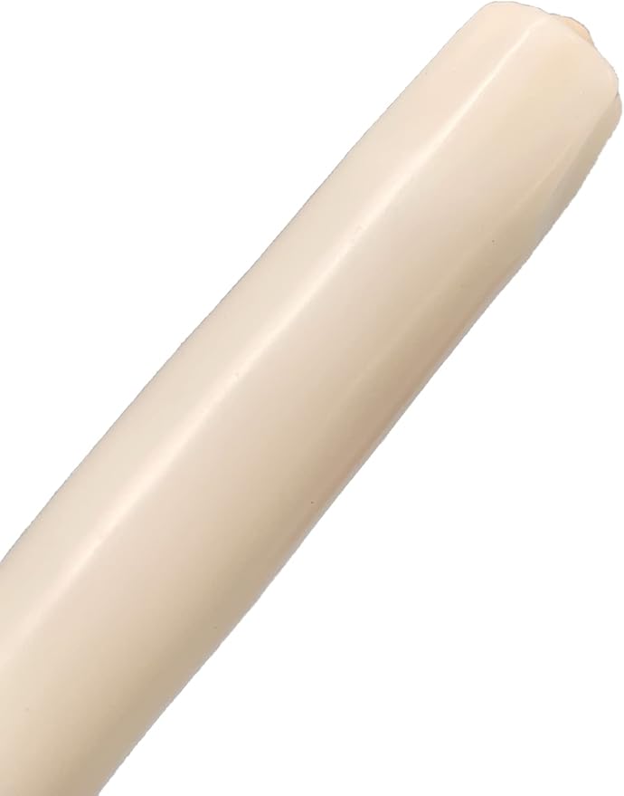 D'light Online Elegant 12" Earth Tone Tapered Candles Premium Quality Unscented Candles Hand-Dipped Taper Candles, Dripless and Smokeless - Set of 12 (12 Inch, Cozy Cashmere)