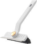 Multi-Function Rotating Crevice Cleaning Brush – No-Dead-Corners Gap Brush with Hard Bristles, Household Cleaning Tool for Kitchen, Bathroom, Windows & Tight Spaces (White*1)