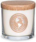 ECO CANDLE CO. Recycled Candle, Snowflakes, 6 oz. - Scents of Winter, Flowers, & Mint - 100% Soy Wax, No Lead, Kraft Paper Label & Lid, Hand Poured, Phthalate Free, Made from Midwest Grown Soybeans