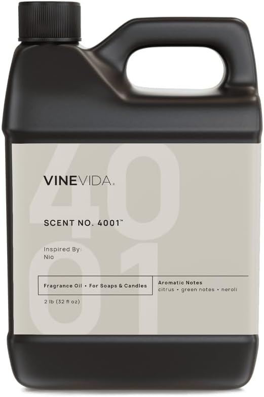 VINEVIDA [32oz] Nio Fragrance Oil for Candle Making - Natural Candle Oil Scents - Soap Making Essential Oil - Made in USA