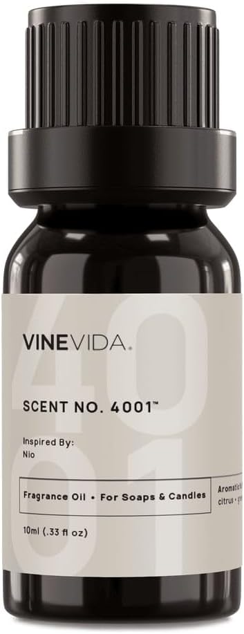 VINEVIDA [10mL] Nio Fragrance Oil for Candle Making - Natural Candle Oil Scents - Soap Making Essential Oil - Made in USA