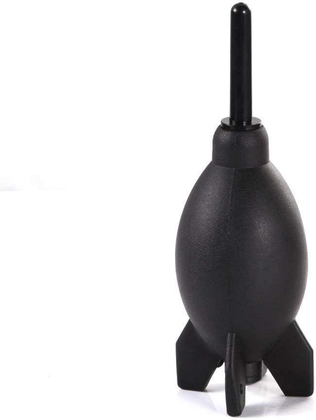 FocusFoto PRO 6.6 Inch Rubber Rocket Air Blower Duster Cleaner Dust Cleaning for DSLR Camera CCD Lens Keyboard Black