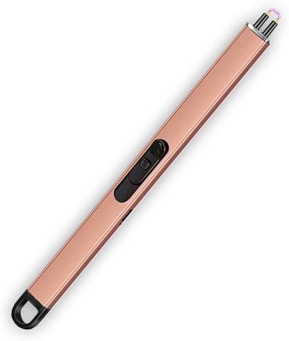 Electric Candle Lighter Plasma Arc Lighters with USB Rechargeable Battery Windproof & Flameless Retractable Head | Premium BBQ Firework Lighter