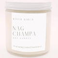 River Birch Candles Nag Champa Scented Candle | Premium, All-Natural, Non-Toxic, Soy Candles | 16oz 90 Hr Burn Time | Cozy Relaxing Gifts for Home