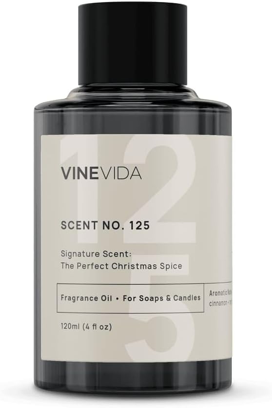 VINEVIDA [4 oz] The Perfect Christmas Spice; Fragrance Oil for Candle Making and Soap Making - Premium Candle Scents for Soy Candles