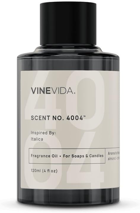 VINEVIDA [120mL] Italica Fragrance Oil for Candle Making - Natural Candle Oil Scents - Soap Making Essential Oil - Made in USA